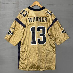 Vintage‎ Kurt Warner Puma St. Louis Rams Retro Jersey XXL